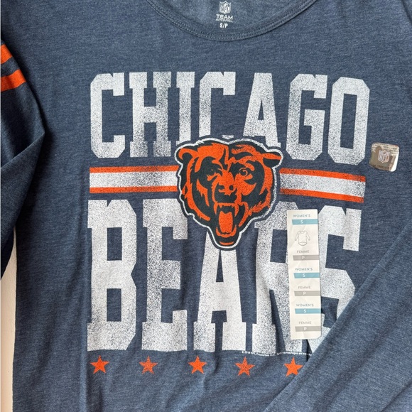 Old Navy Chicago Bears Football long sleeve Tee NWT size S - Picture 2 of 7